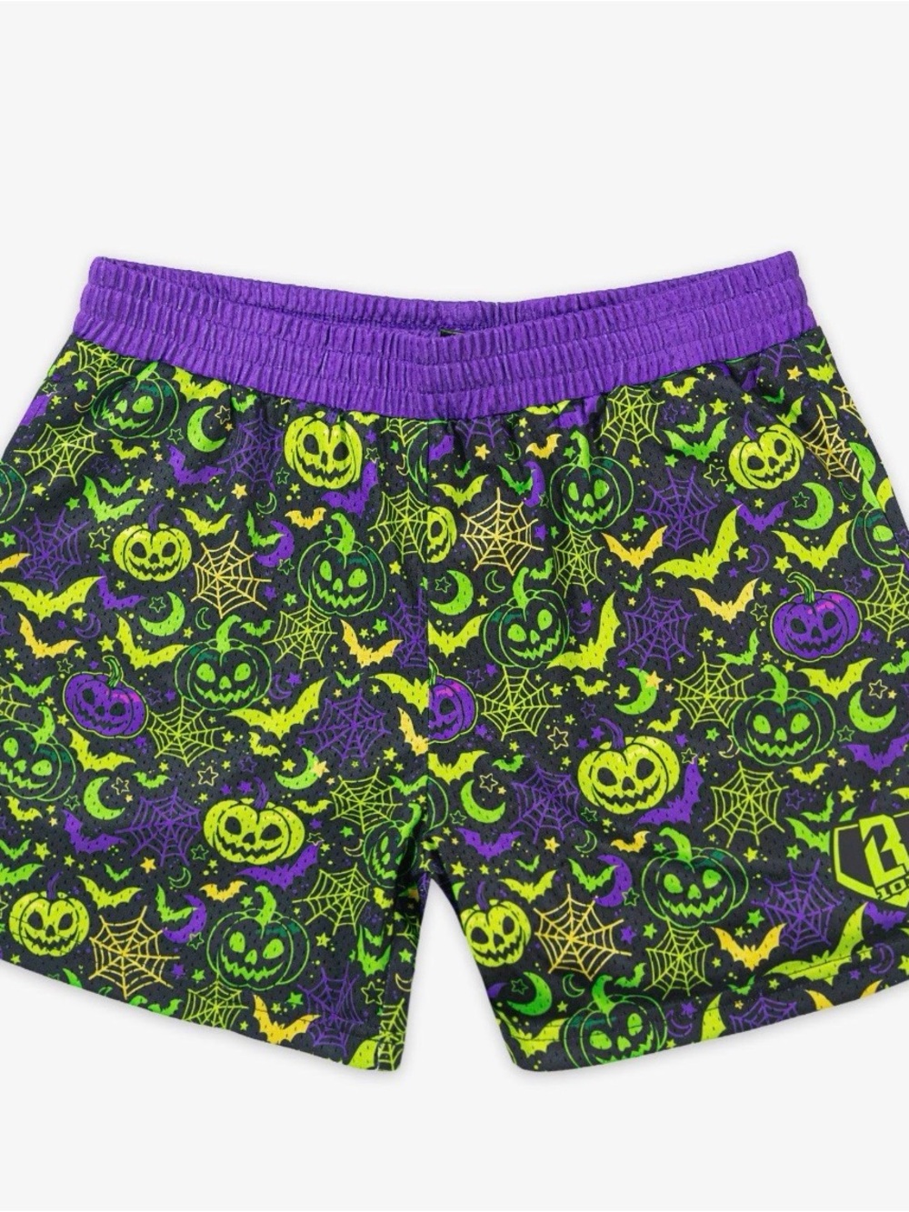 Baseball lifestyle 101 spooky Halloween pumpkins purple Youth size XXS